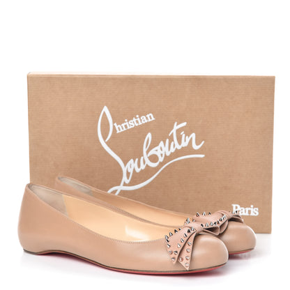 Christian Louboutin Nappa Ballalarina Flats 36 Nude 11 of 11
