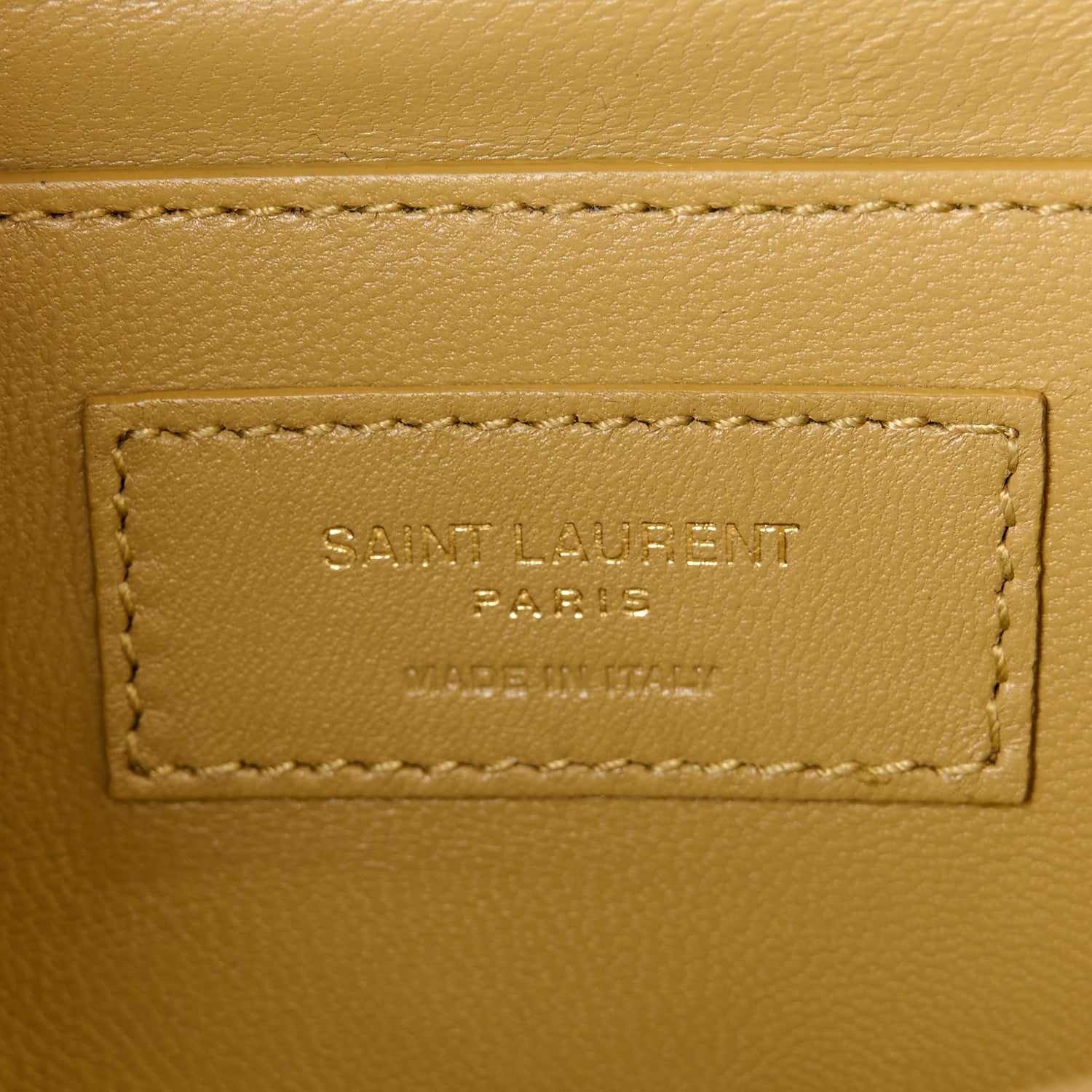 Saint Laurent Satin Small Classic Monogram Kate Tassel Satchel Sahara Beige 7 of 13