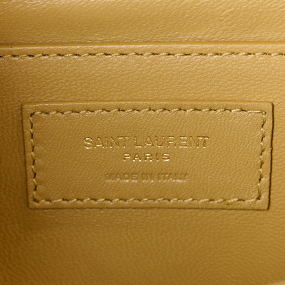 Saint Laurent Satin Small Classic Monogram Kate Tassel Satchel Sahara Beige 7 of 13