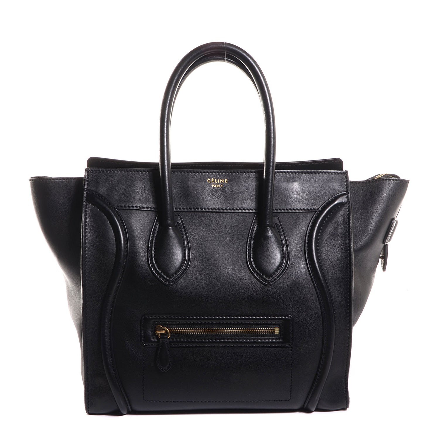 Smooth Calfskin Mini Luggage Black