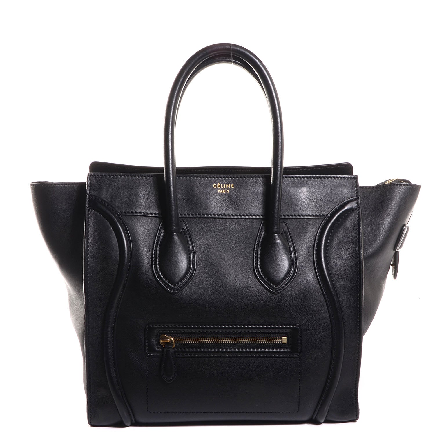 Celine Smooth Calfskin Mini Luggage Black 1 of 8