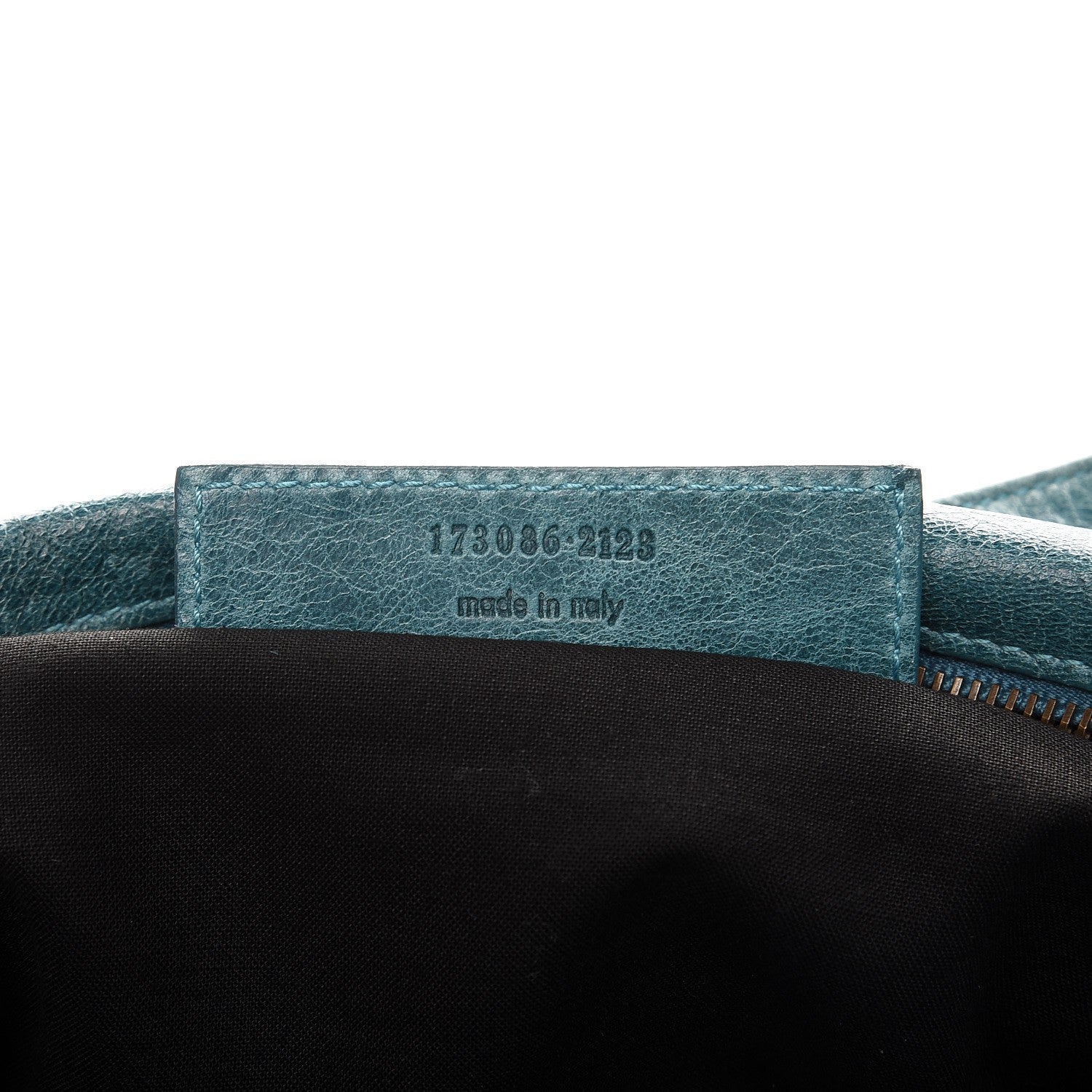 Balenciaga Agneau Classic Hardware Brief Aquamarine 7 of 15