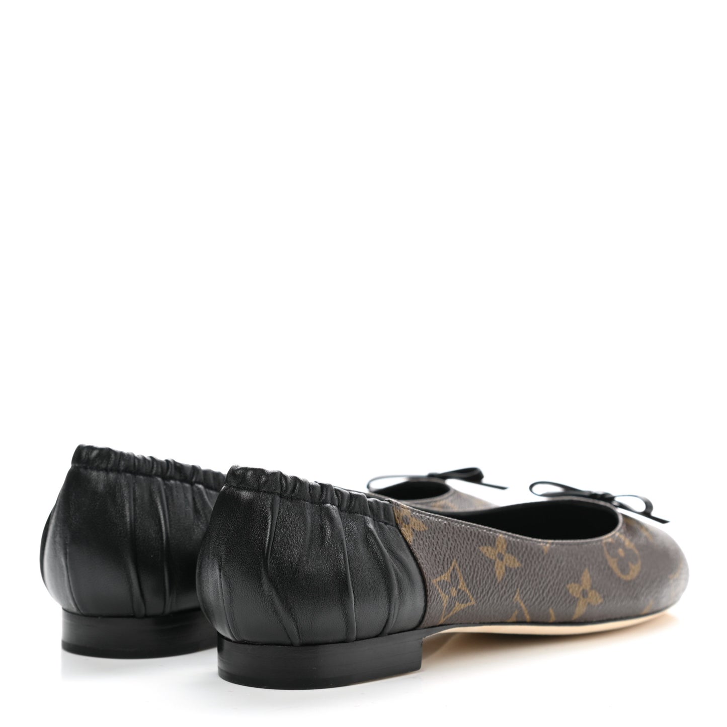 Monogram Lambskin Patent Joy Ballerina Flats 35 Black