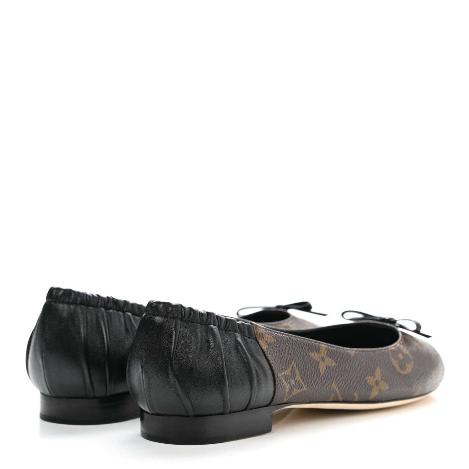 Louis Vuitton Monogram Lambskin Patent Joy Ballerina Flats 35 Black 4 of 8