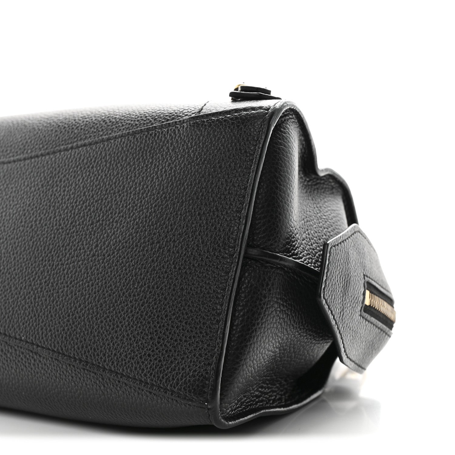Balenciaga Grained Calfskin Neo Classic Gold Hardware S City Black Black 10 of 10