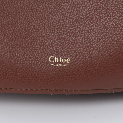 Chloe Smooth Grained Calfskin Medium Aby Tote Sepia Brown 7 of 10