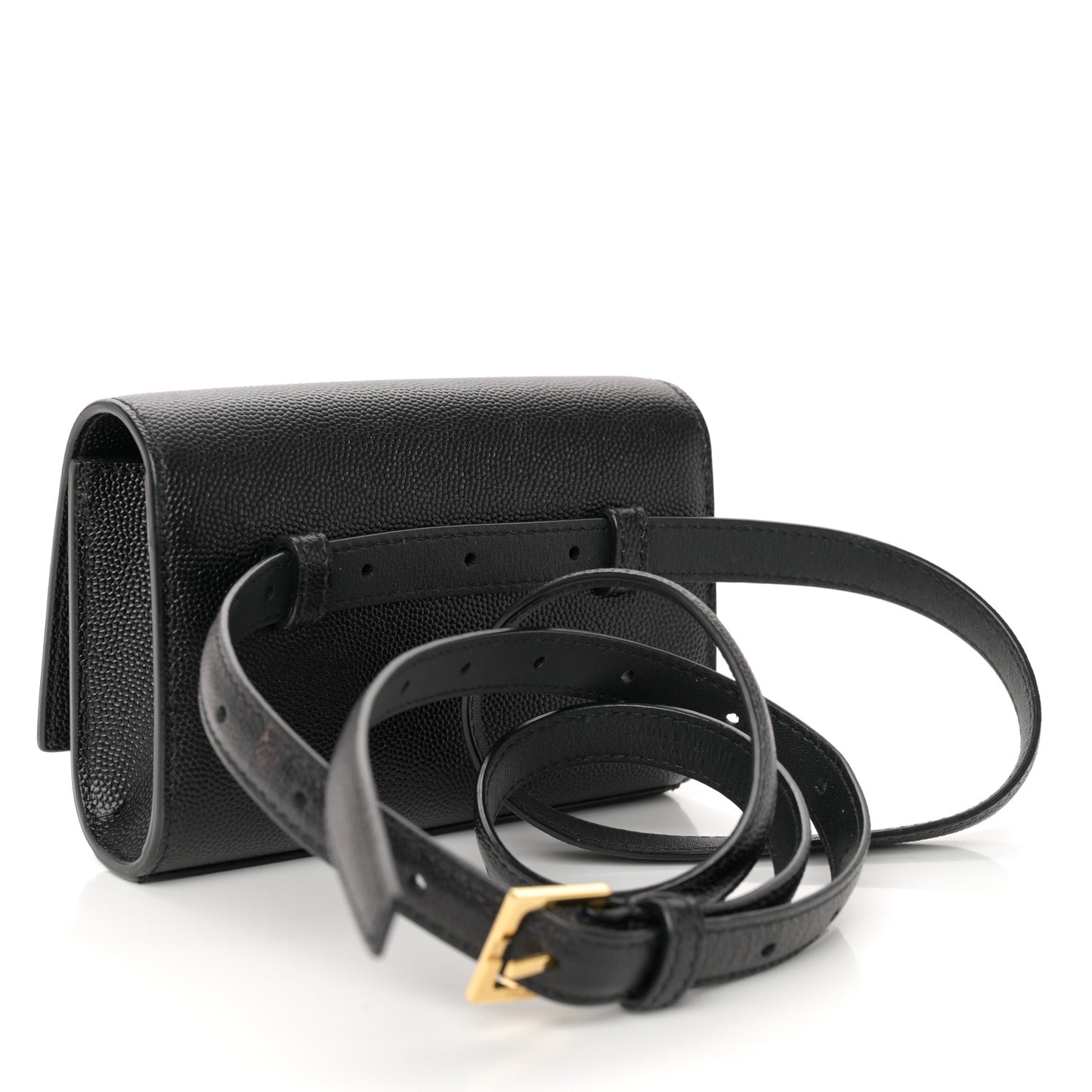 Grain De Poudre Monogram Kate Belt Bag Black