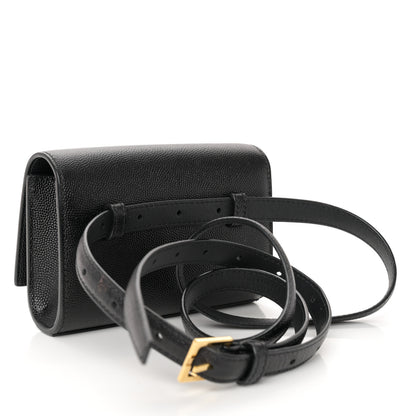 Saint Laurent Grain De Poudre Monogram Kate Belt Bag Black 3 of 13