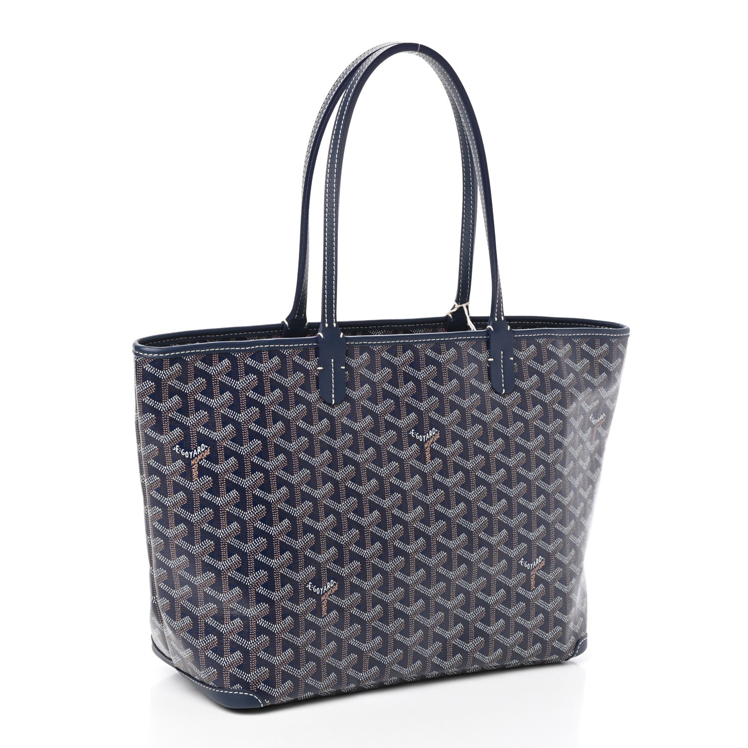 Goyard Goyardine Artois PM Navy 3 of 9