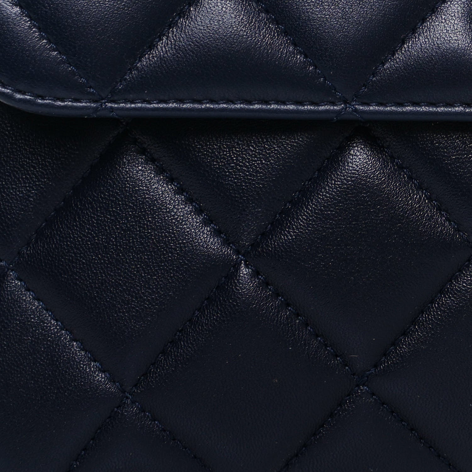Chanel Lambskin Quilted Small Trendy CC Dual Handle Flap Bag Navy 8 of 14