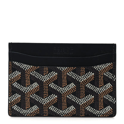 Goyard Goyardine Saint Sulpice Card Holder Black 1 of 7