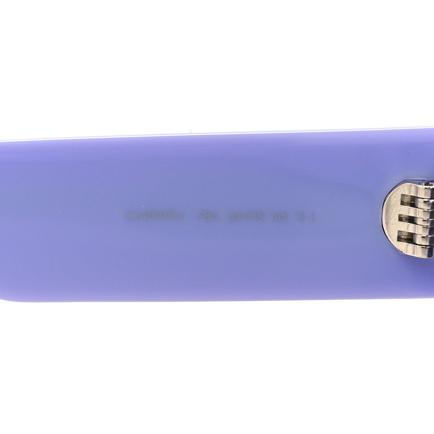 Acetate Cat Eye Sunglasses CL40197U Shiny Lilac Smoke