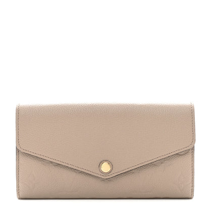 Louis Vuitton Empreinte Sarah Wallet NM Tourterelle 1 of 6