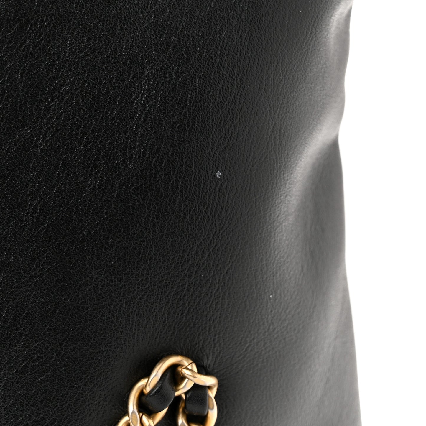 Calfskin Chain 20s Signe Tote Black