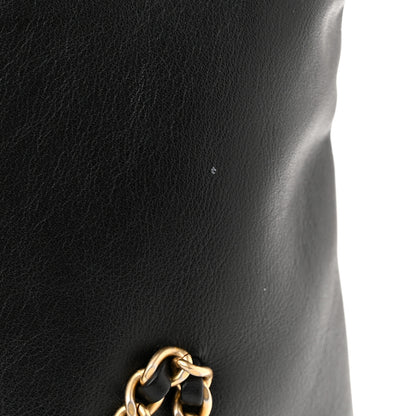 Chanel Calfskin Chain 20s Signe Tote Black 11 of 12