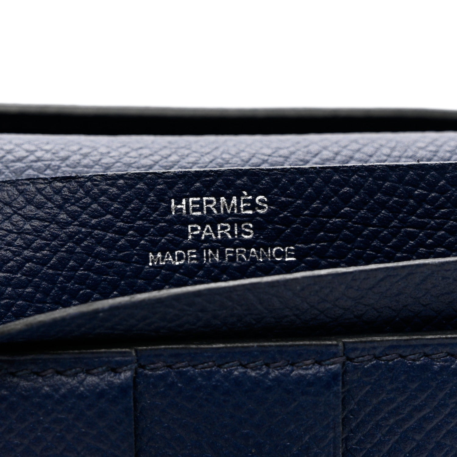 Hermes Epsom Bi Color Bearn Wallet Izmir Bleu Saphir 6 of 10