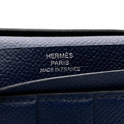 Hermes Epsom Bi Color Bearn Wallet Izmir Bleu Saphir 6 of 10