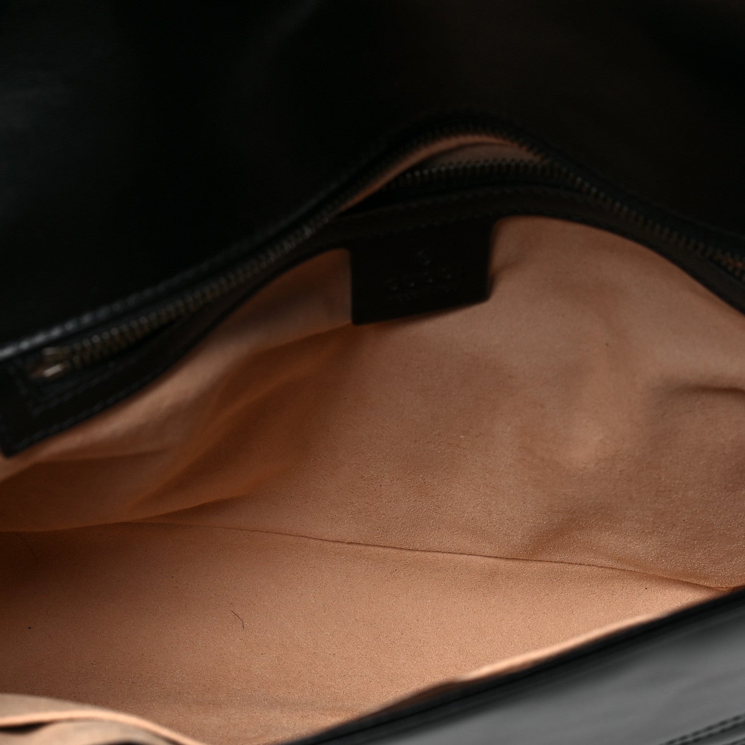 Gucci Calfskin Matelasse Medium GG Marmont Shoulder Bag Black 5 of 8
