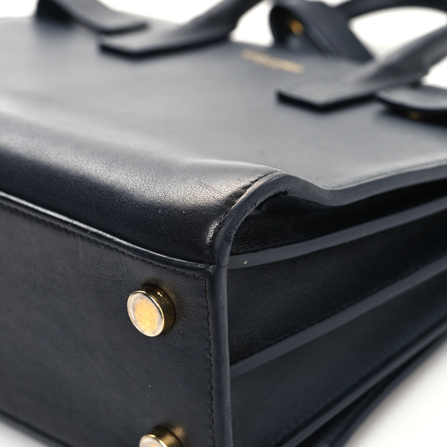 Saint Laurent Calfskin Nano Sac De Jour Black 9 of 13