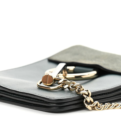 Chloe Suede Calfskin Mini Faye Bracelet Bag Cloudy Blue 10 of 11