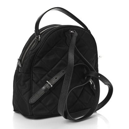 Prada Nylon Tessuto Impuntu Quilted Backpack Black 3 of 8