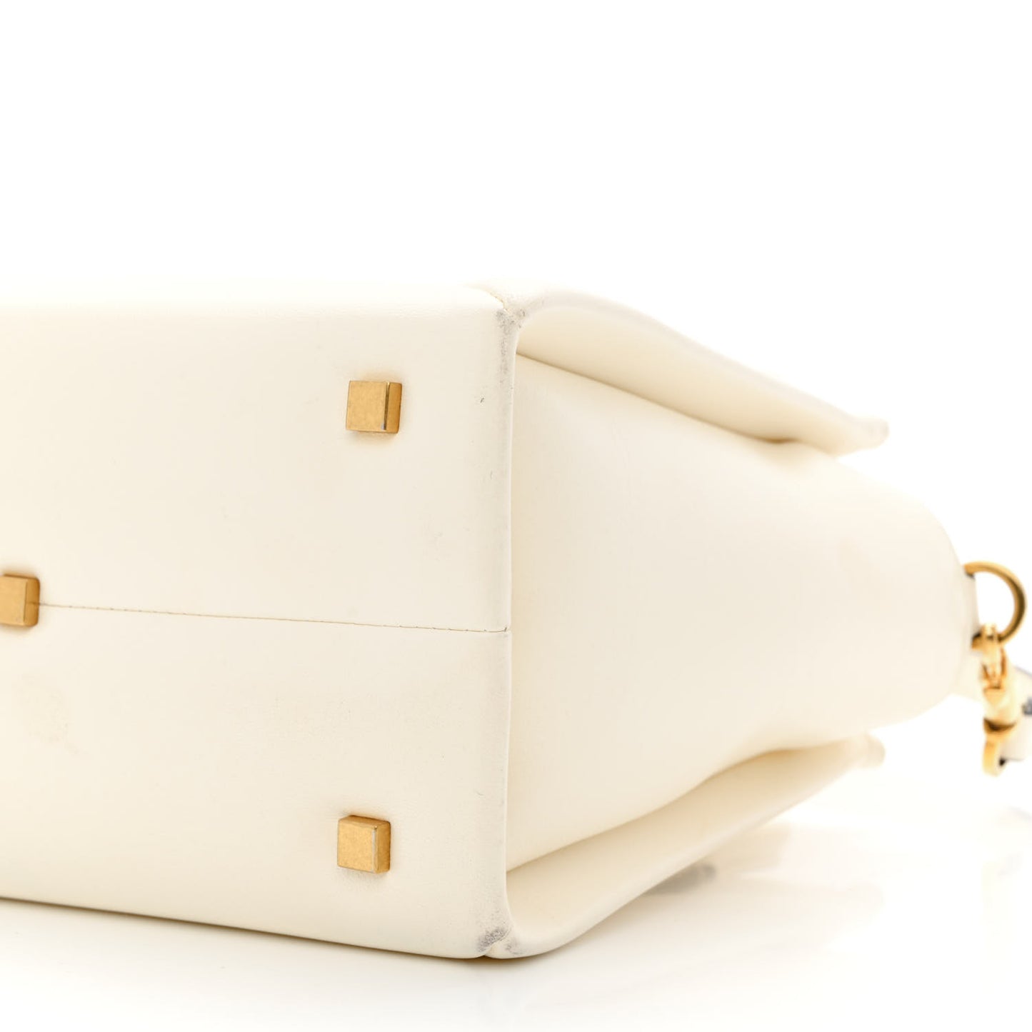 Nappa Small One Stud Handbag Ivory
