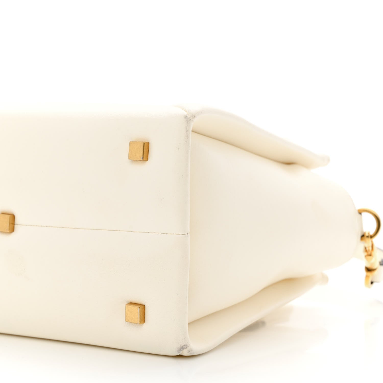 Valentino Garavani Nappa Small One Stud Handbag Ivory 9 of 11