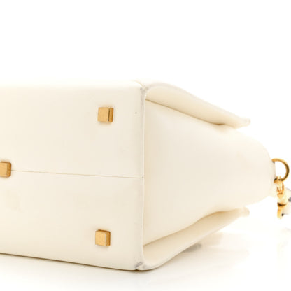 Valentino Garavani Nappa Small One Stud Handbag Ivory 9 of 11