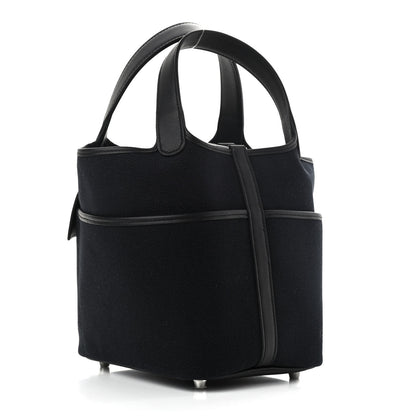 Hermes Toile Goeland Swift Cargo Picotin Lock 18 Black 2 of 10