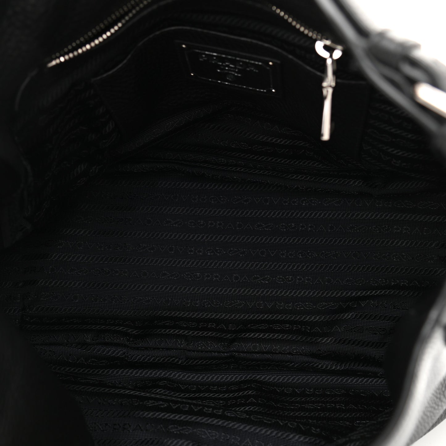 Vitello Daino Side Pocket Hobo Black