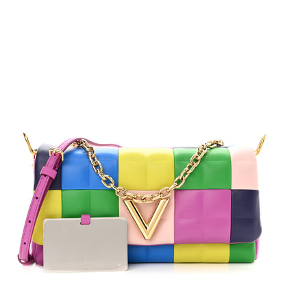 Louis Vuitton Lambskin Pochette Twist Shoulder Bag Multicolor 1 of 11