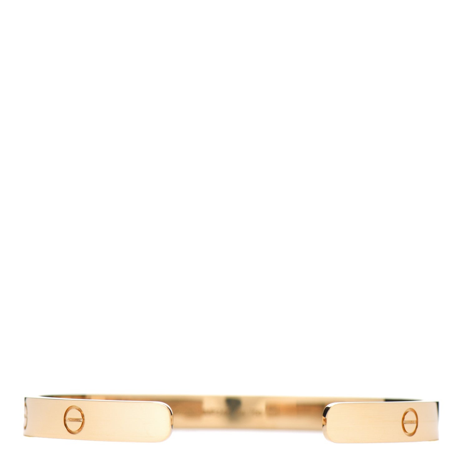 Cartier 18K Yellow Gold LOVE Cuff Bracelet 20 3 of 5