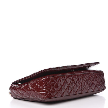 Chanel Vinyl Rock and Chain Medium Flap Bordeaux 4 of 11