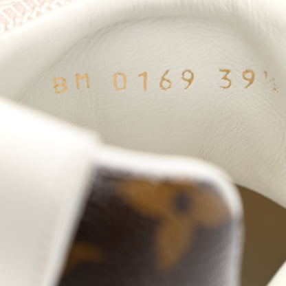 Louis Vuitton Calfskin Monogram Run Away Sneakers 39.5 White 8 of 9