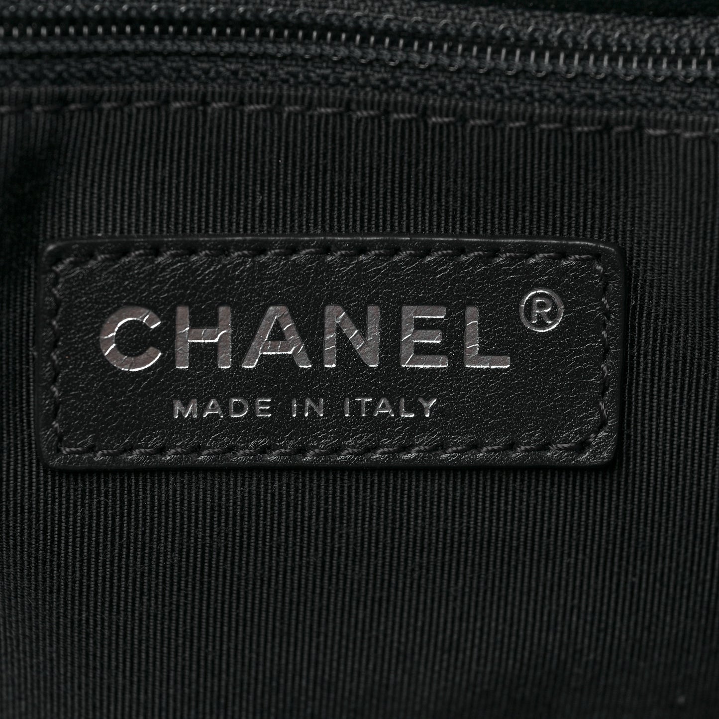 Patent Quilted Chic and Glitter Large Tote Black
