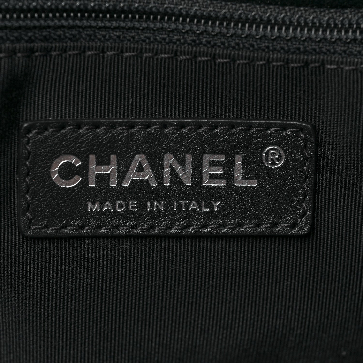 Chanel Patent Quilted Chic and Glitter Large Tote Black 7 of 10