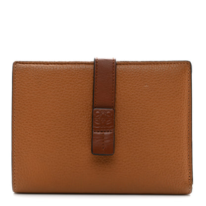 Loewe Grained Calfskin Small Vertical Wallet Honey Tan 1 of 8