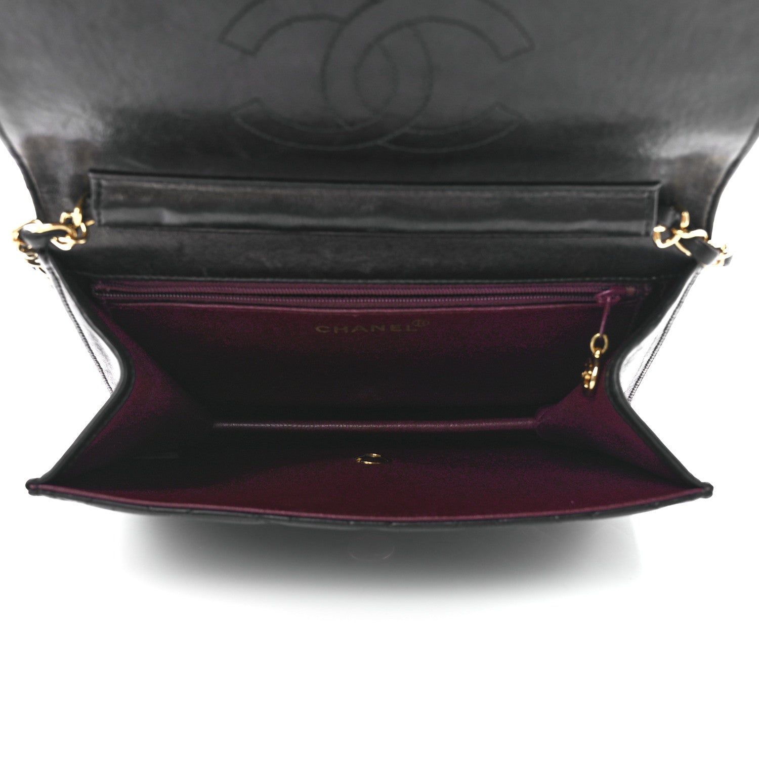 Chanel Lambskin Quilted Small Single Flap Black 5 of 12