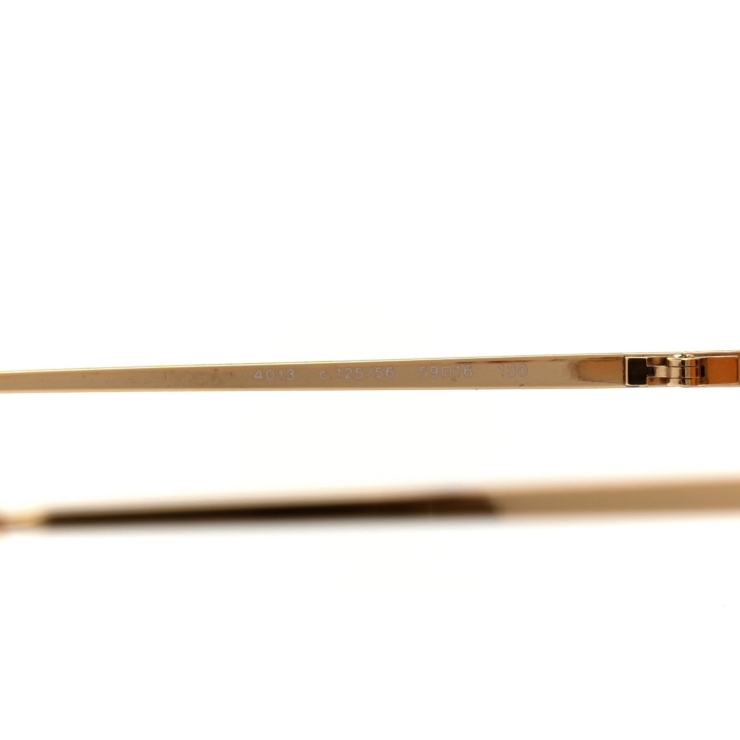 Chanel CC Oval Sunglasses 4013 Gold 6 of 7