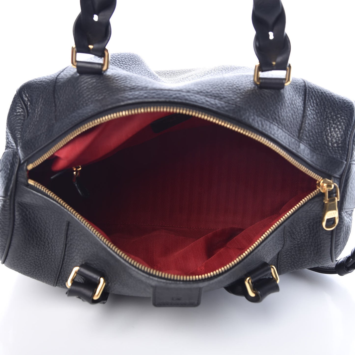 Calfskin Fusta 31 Shoulder Bag Black