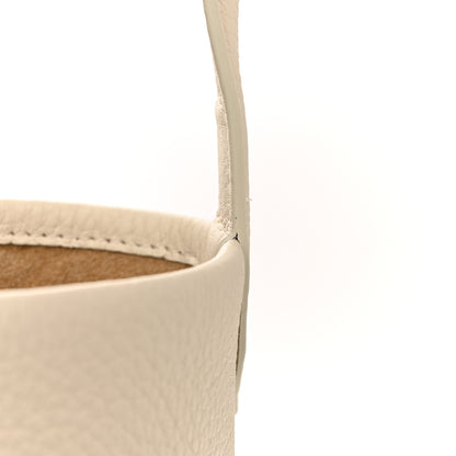 The Row Grained Calfskin Medium N/S Park Tote Ivory 22 of 23