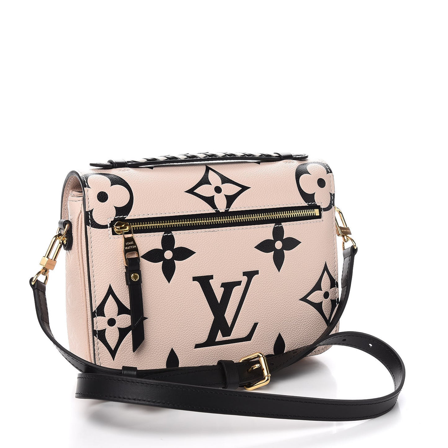Empreinte Monogram Giant Crafty Pochette Metis Creme Black