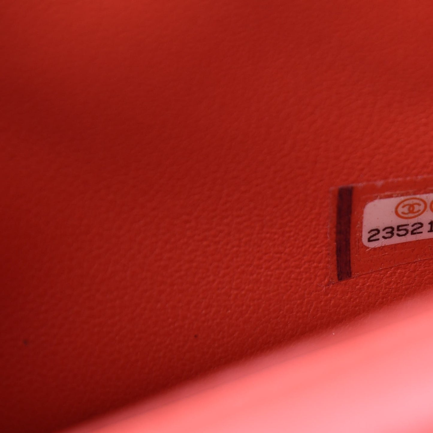 Lambskin Quilted Mini Rectangular Flap Red