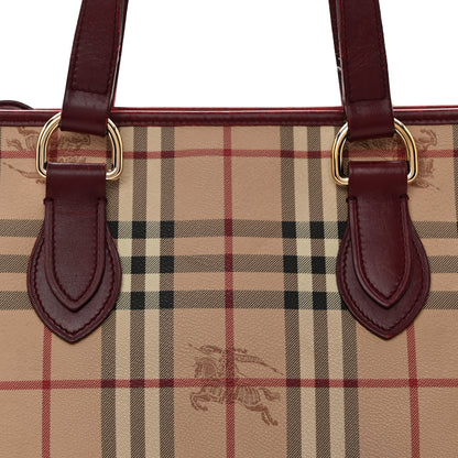 Burberry Haymarket Check Medium Regent Tote Red 6 of 14