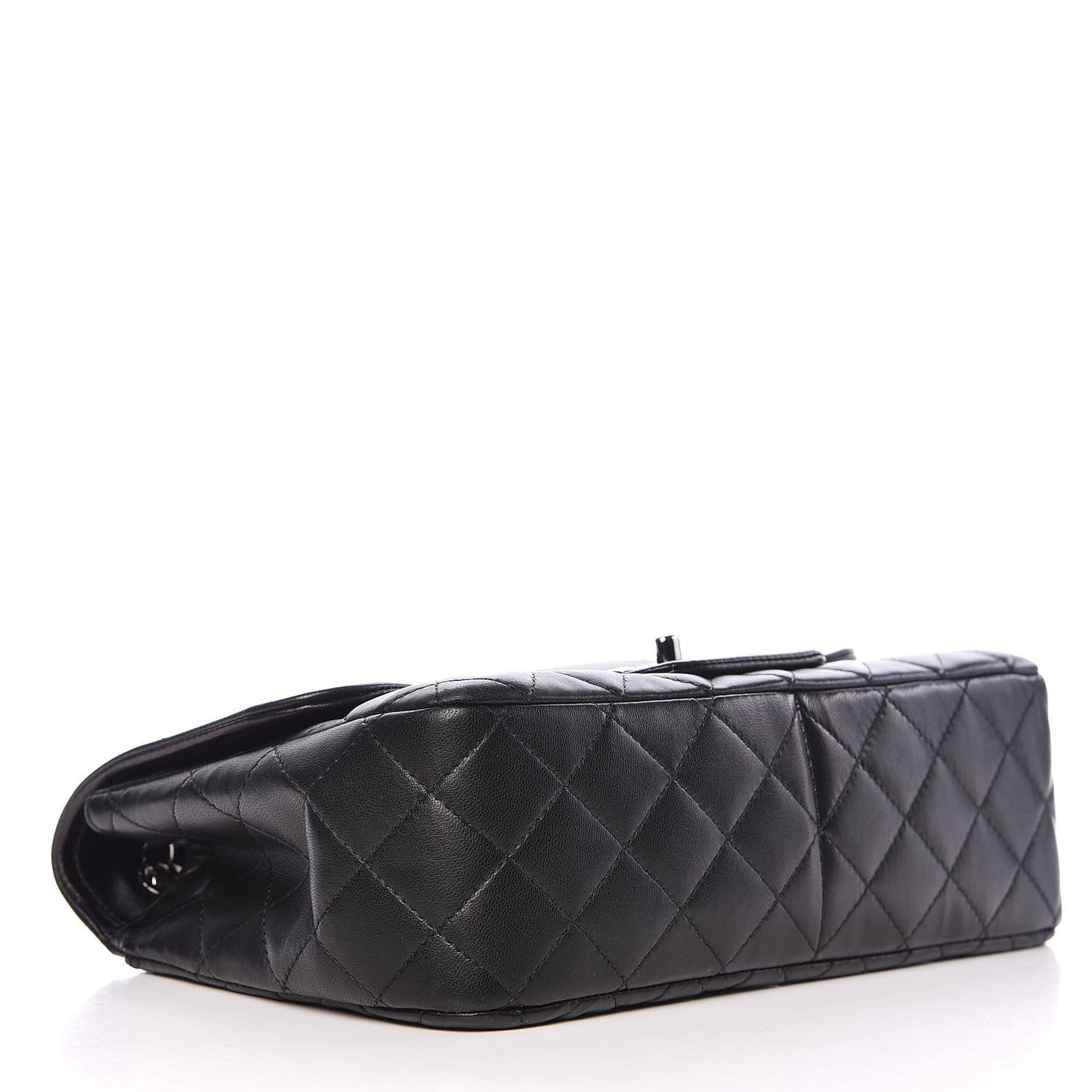 Lambskin Quilted Elementary Chic Flap Black
