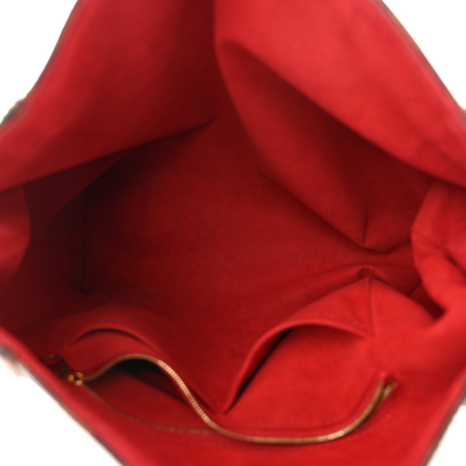Louis Vuitton Damier Ebene Caissa Hobo Cherry 5 of 10