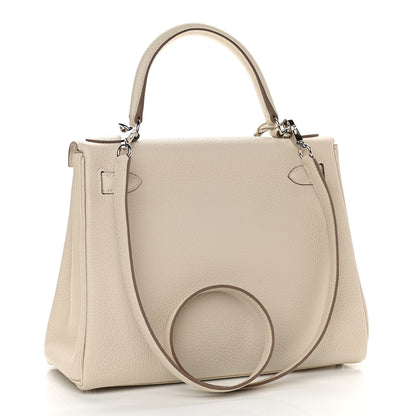 Hermes Taurillon Clemence Kelly Retourne 28 Craie 3 of 12