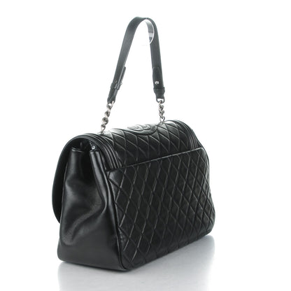 Chanel Lambskin Quilted Large Antik Boy Flap Black 3 of 10