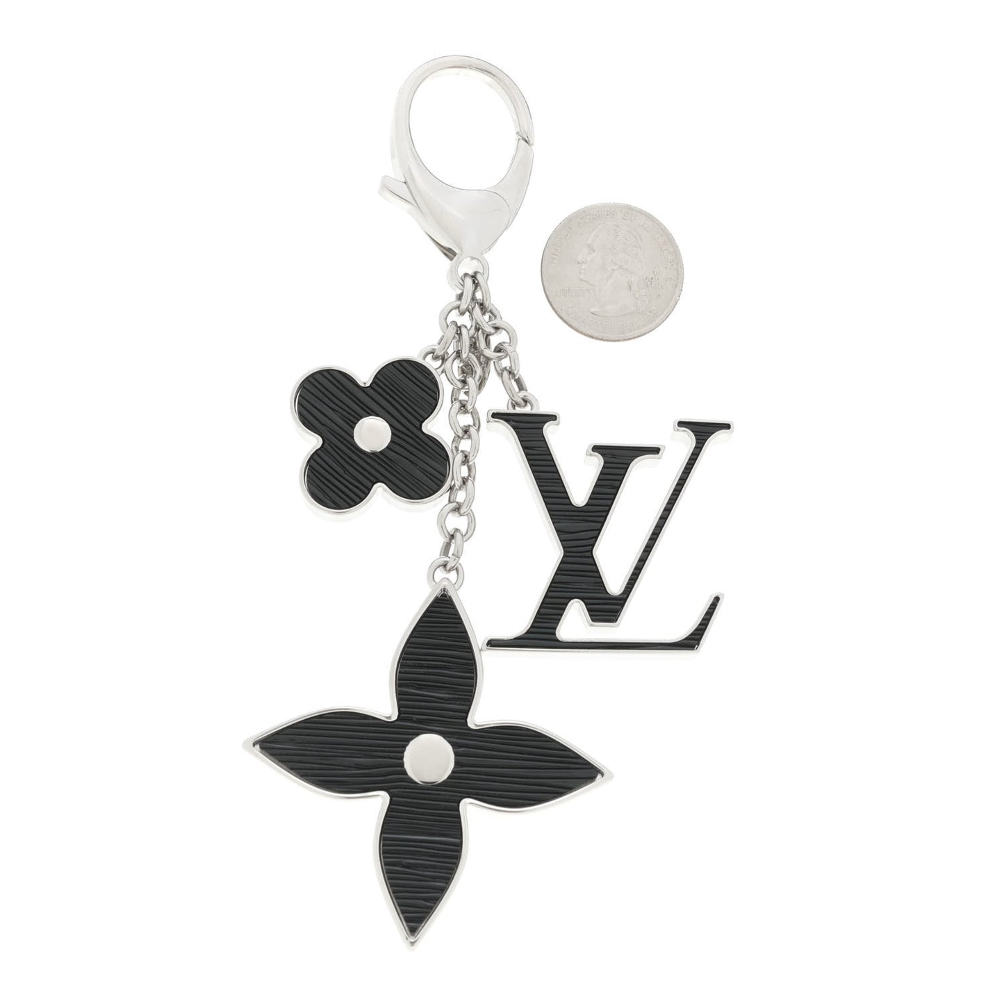 Electric Epi Fleur d'Epi Bag Charm Black
