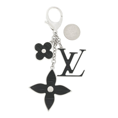 Louis Vuitton Electric Epi Fleur d'Epi Bag Charm Black 2 of 5